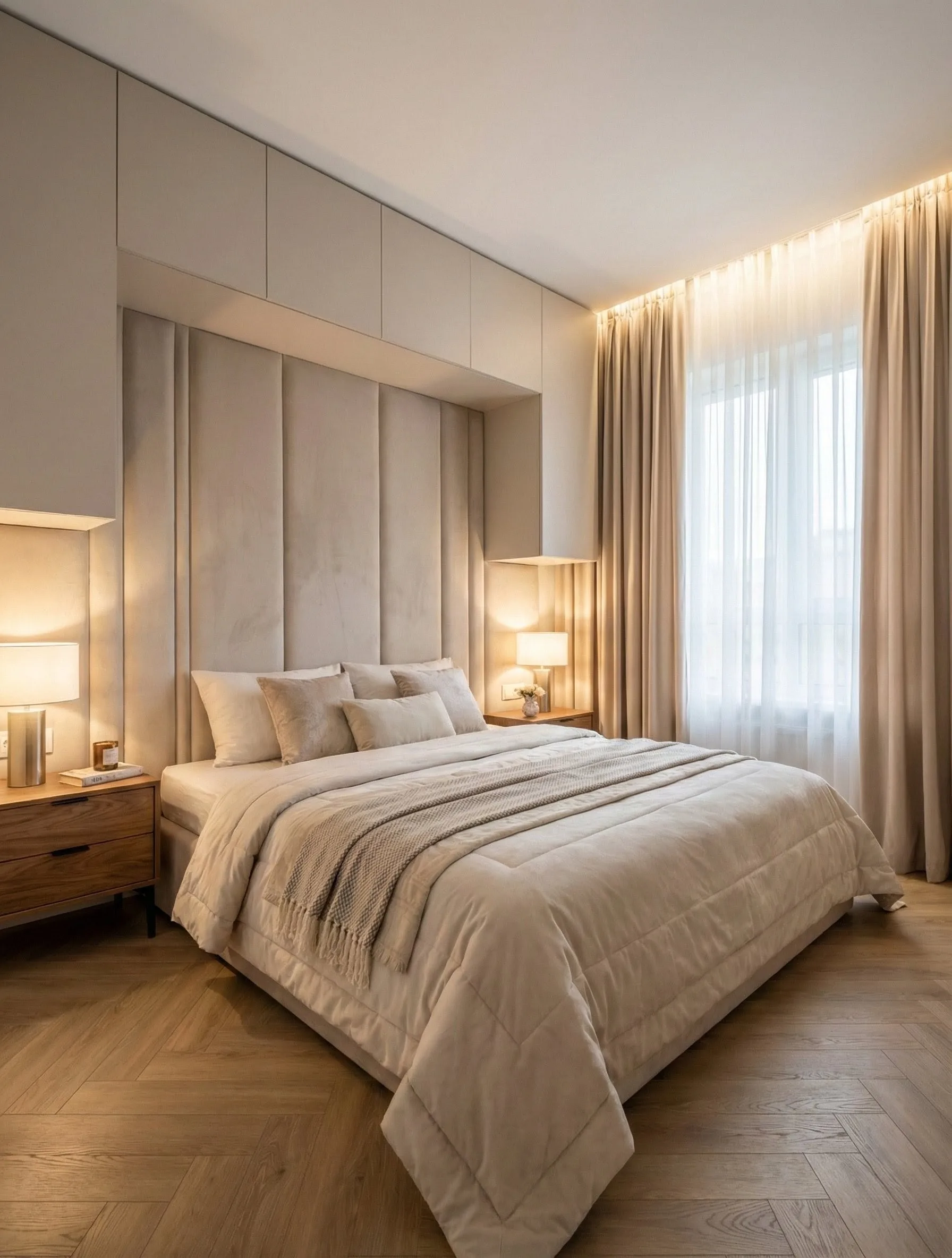 Sypialnia tapicerowana – Sopot